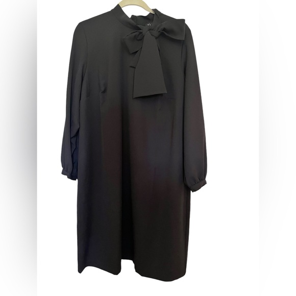 Eloquii Stylish Black Dress with Bow Detail - Picture 1 of 4